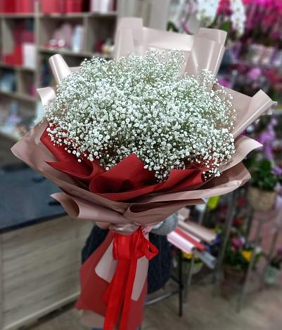 Букет цветов из: Гипсофила в Коле