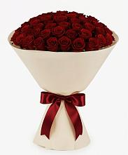 Букет 101 Бордовая роза Блэк Бакарра в Коле