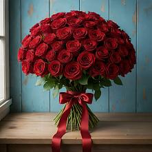 Букет Красные розы Блэк Меджик в Коле