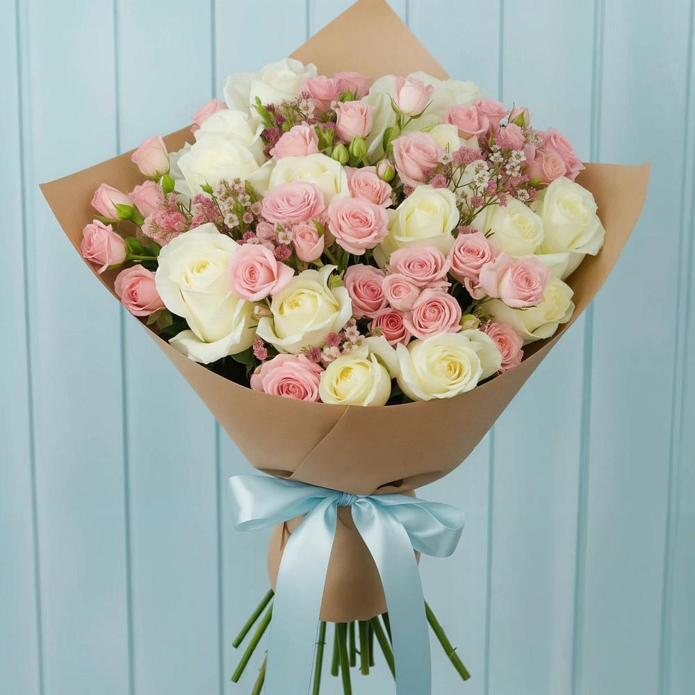 Букет цветов из: Розы в Коле