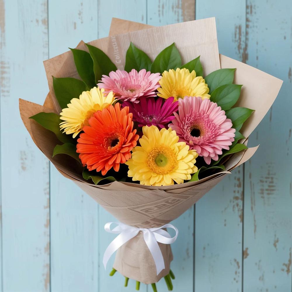 Букет цветов из: Герберы в Коле