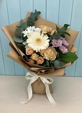 Букет цветов из:  Герберы и Хризантемы в Коле