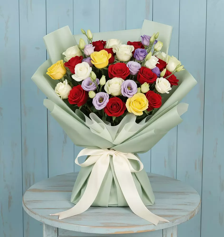 Букет цветов из: Розы в Коле