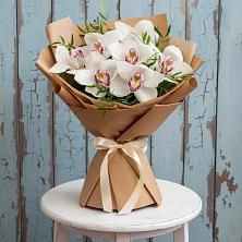 Букет цветов из:  Орхидеи и Розы в Коле