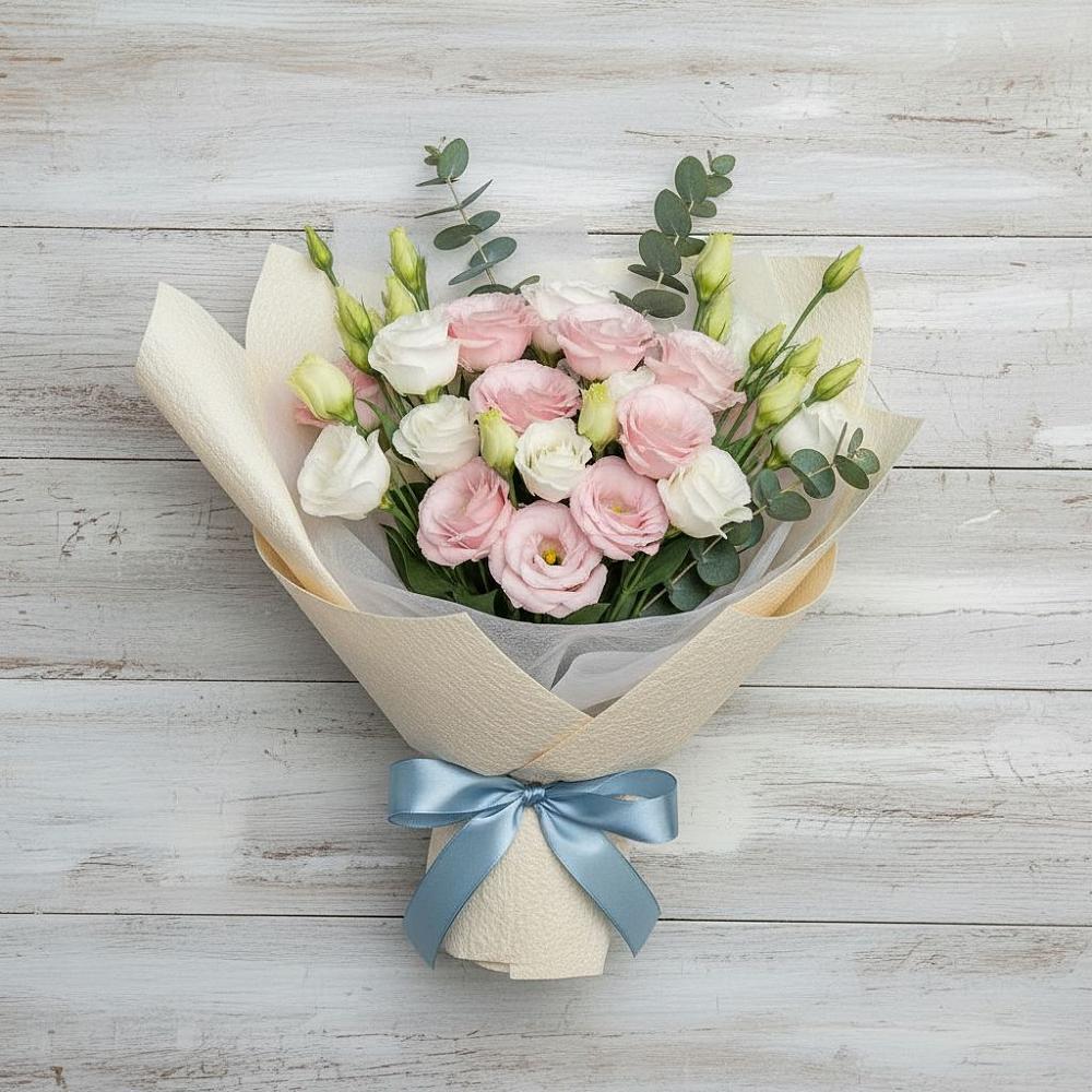 Букет цветов из: Лизиантусы в Коле